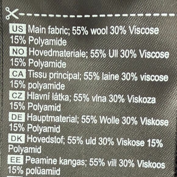 KARI TRAA Smekker Navy White Knit Long Sleeve Zip Turtleneck Sweater Small - Picture 14 of 14